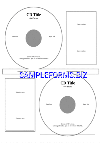 CD Label Template 1 doc pdf free